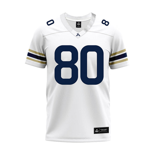 Akron - NCAA Football : Eddie Vega - White Premium Football Jersey-0