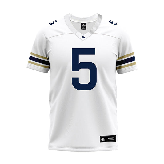 Akron - NCAA Football : Ronald Hull - White Premium Football Jersey-0