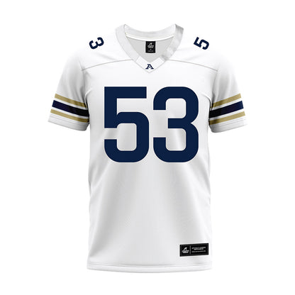 Akron - NCAA Football : Kenneth McManus IV - White Premium Football Jersey-0