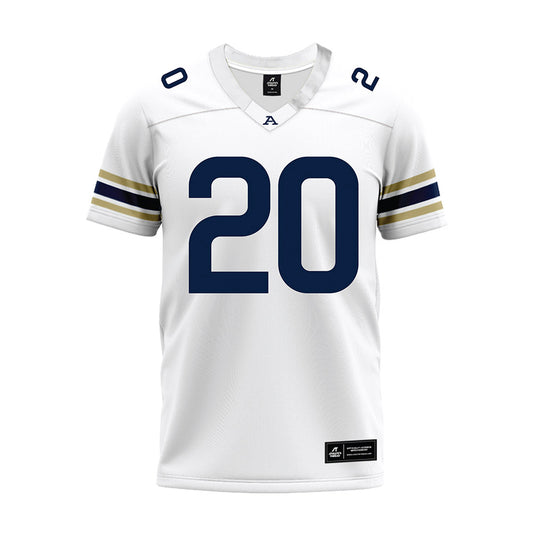 Akron - NCAA Football : Mehki Flowers - White Premium Football Jersey-0