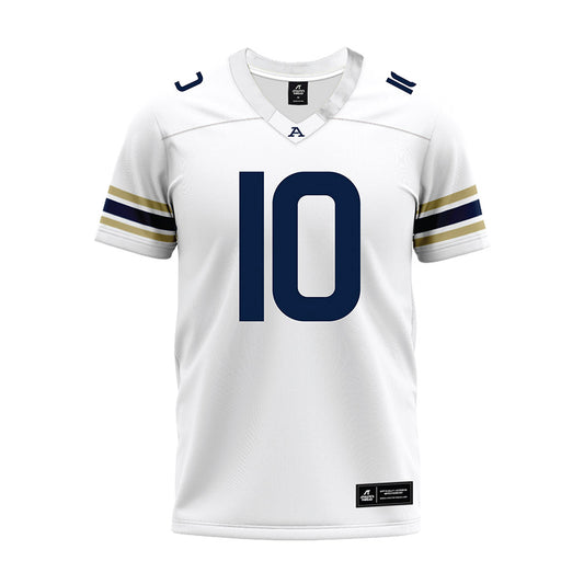 Akron - NCAA Football : Cyrus Durham - White Premium Football Jersey-0