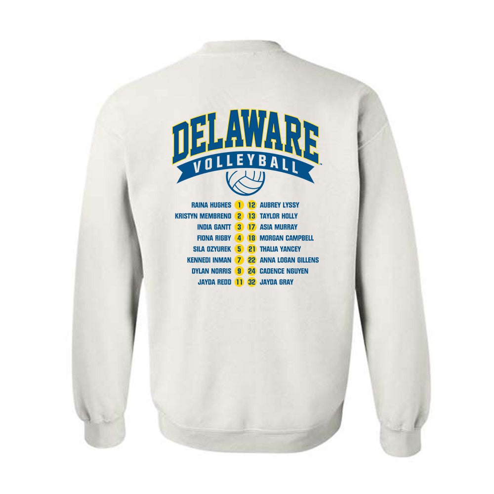 Delaware - NCAA Women's Volleyball : Roster Shirt Crewneck Sweatshirt-1