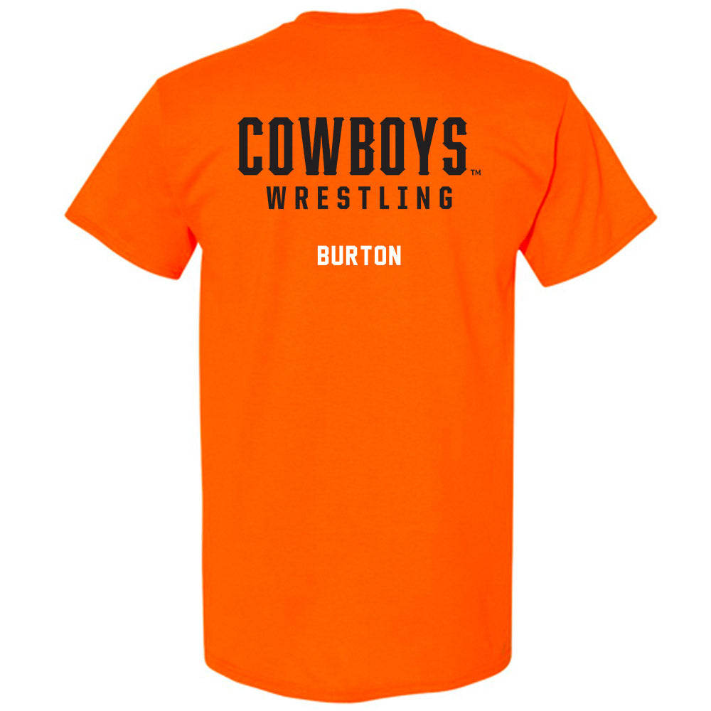 Oklahoma State - NCAA Wrestling : Kolter Burton - Classic Shersey T-Shirt-1