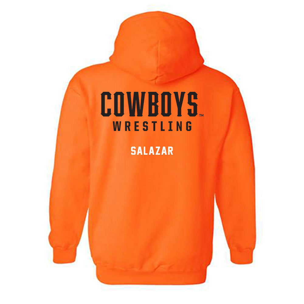 Oklahoma State - NCAA Wrestling : Ramon Salazar - Classic Shersey Hooded Sweatshirt-1