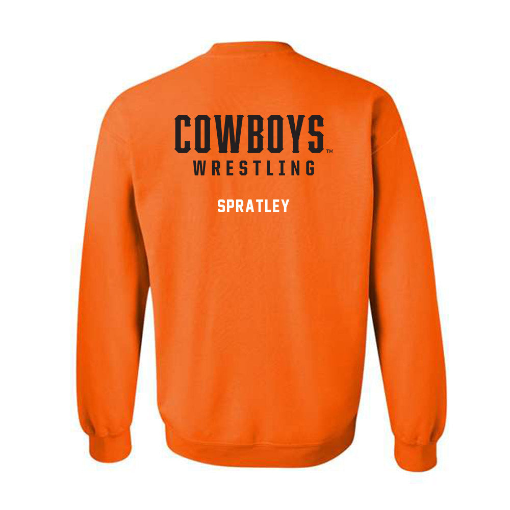 Oklahoma State - NCAA Wrestling : Troy Spratley - Classic Shersey Crewneck Sweatshirt-1