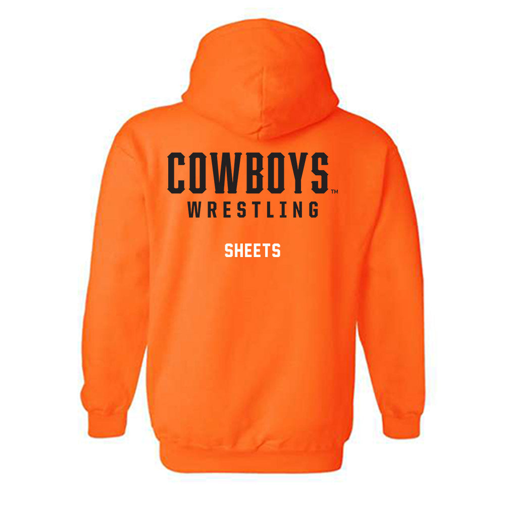 Oklahoma State - NCAA Wrestling : Cutter Sheets - Classic Shersey Hooded Sweatshirt-1