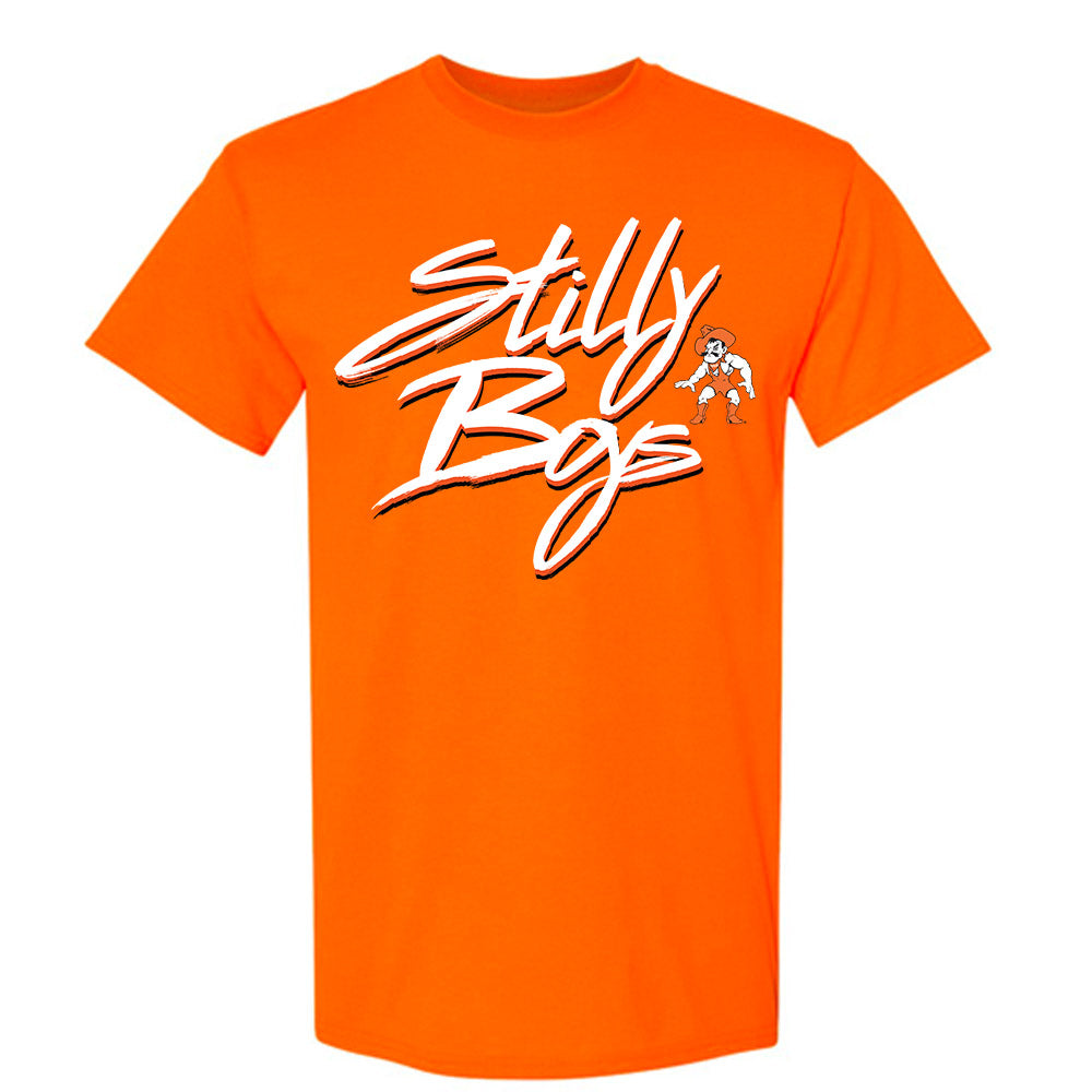 Oklahoma State - NCAA Wrestling : Max Bishop - Classic Shersey T-Shirt-0