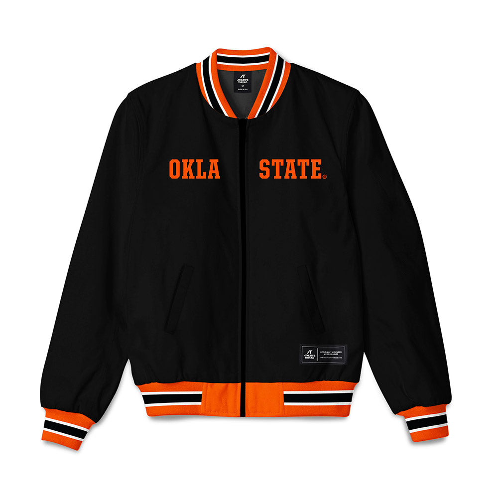 Oklahoma State - NCAA Wrestling : Dean Hamiti - Bomber Jacket-0