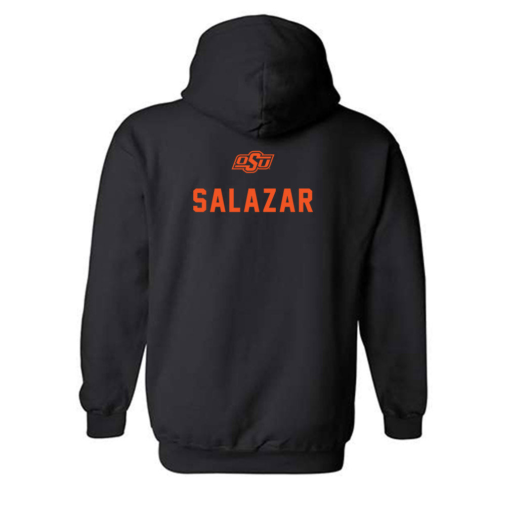Oklahoma State - NCAA Wrestling : Ramon Salazar - Classic Shersey Hooded Sweatshirt-1