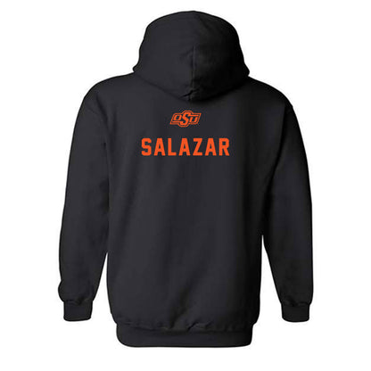 Oklahoma State - NCAA Wrestling : Ramon Salazar - Classic Shersey Hooded Sweatshirt-1