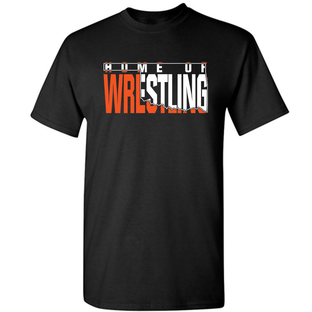 Oklahoma State - NCAA Wrestling : Kolter Burton - Classic Shersey T-Shirt-0