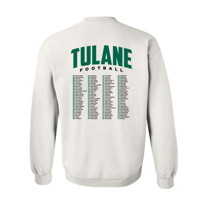 Tulane - NCAA Football : - Roster Crewneck Sweatshirt-1
