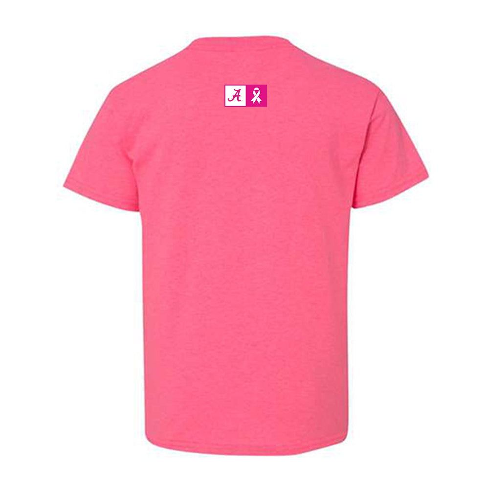 Alabama - NCAA Women's Basketball : Power of Pink Youth T-Shirt-1