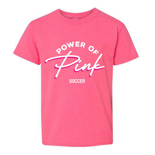 Alabama - NCAA Women's Soccer : Power of Pink Youth T-Shirt-0