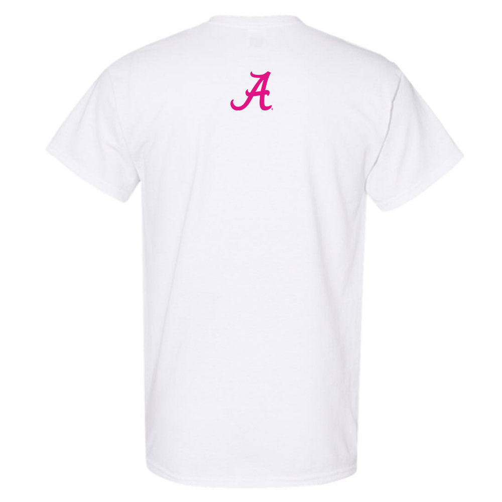 Alabama - NCAA Women's Soccer : Power of Pink Alternate White T-Shirt-1