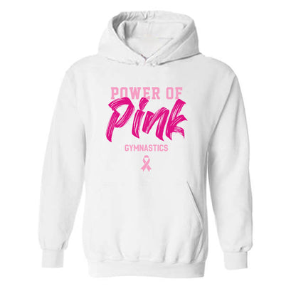 Alabama - NCAA Women's Gymnastics : Power of Pink Alternate White Hooded Sweatshirt-0