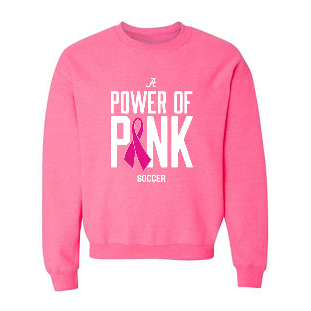 Alabama - NCAA Women's Soccer : Power of Pink Alternate Crewneck Sweatshirt-0