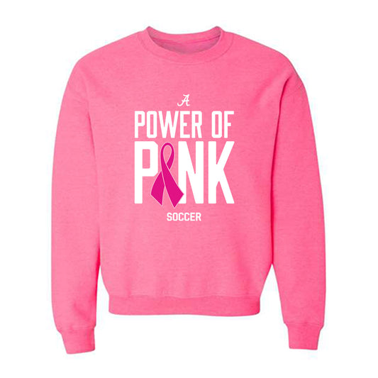 Alabama - NCAA Women's Soccer : Power of Pink Alternate Crewneck Sweatshirt-0