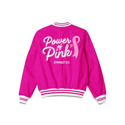 Alabama - NCAA Women's Gymnastics : Power of Pink Neon Pink Bomber Jacket-1