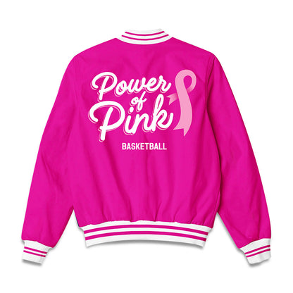 Alabama - NCAA Women's Basketball : Power of Pink Neon Pink Bomber Jacket-1