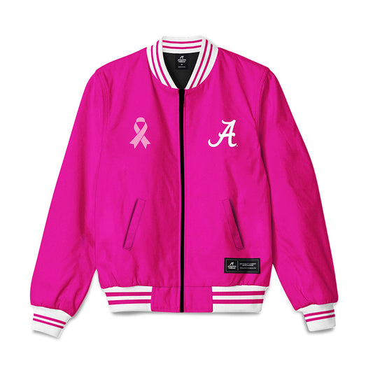 Alabama - NCAA Women's Volleyball : Power of Pink Neon Pink Bomber Jacket-0