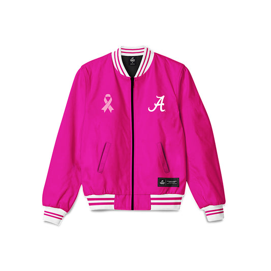 Alabama - NCAA Women's Gymnastics : Power of Pink Neon Pink Bomber Jacket-0