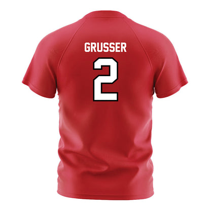 Fairfield - NCAA Women's Soccer : Mary Grusser - Red Soccer Jersey-1