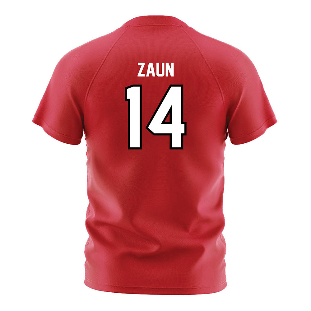 Fairfield - NCAA Women's Soccer : Payton Zaun - Red Soccer Jersey-1
