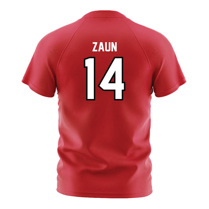 Fairfield - NCAA Women's Soccer : Payton Zaun - Red Soccer Jersey-1