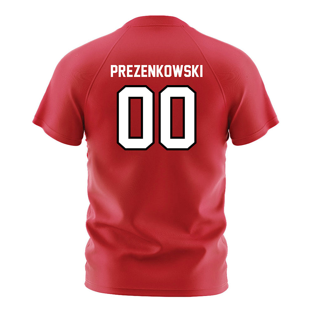 Fairfield - NCAA Women's Soccer : Leah Prezenkowski - Red Soccer Jersey-1