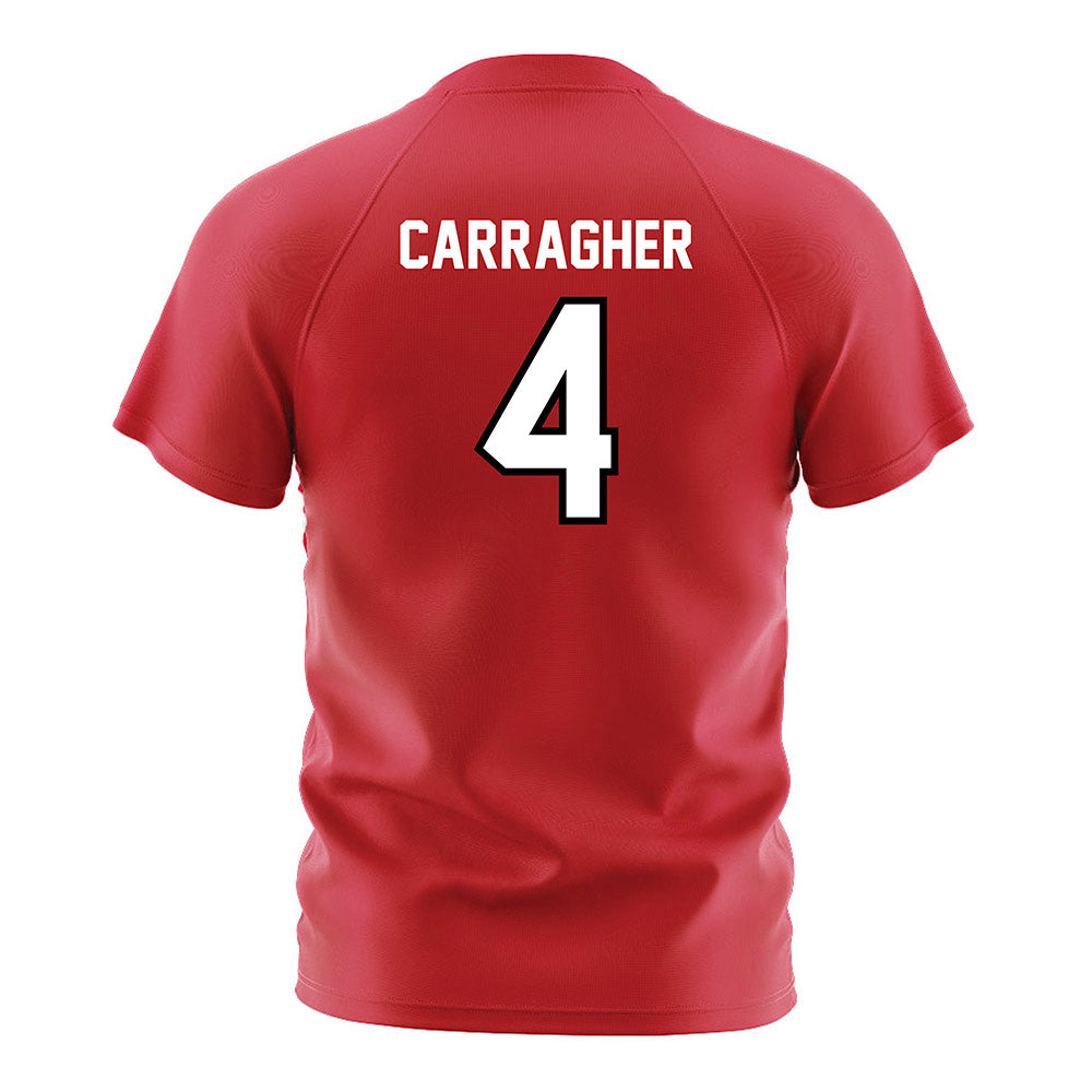 Fairfield - NCAA Women's Soccer : Meghan Carragher - Red Soccer Jersey-1