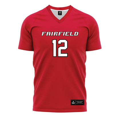 Fairfield - NCAA Women's Soccer : Sam Kersey - Red Soccer Jersey-0