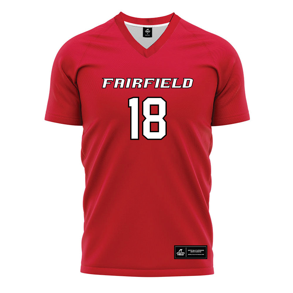 Fairfield - NCAA Women's Soccer : Kayleigh Lukasik - Red Soccer Jersey-0