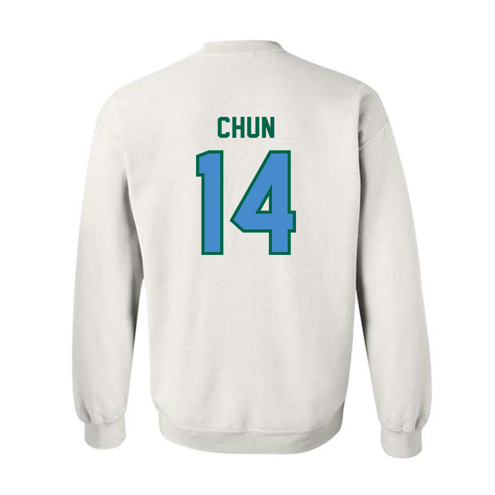Tulane - NCAA Baseball : Tanner Chun - Classic Shersey Crewneck Sweatshirt-1