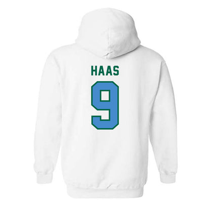 Tulane - NCAA Baseball : Matthias Haas - Classic Shersey Hooded Sweatshirt-1
