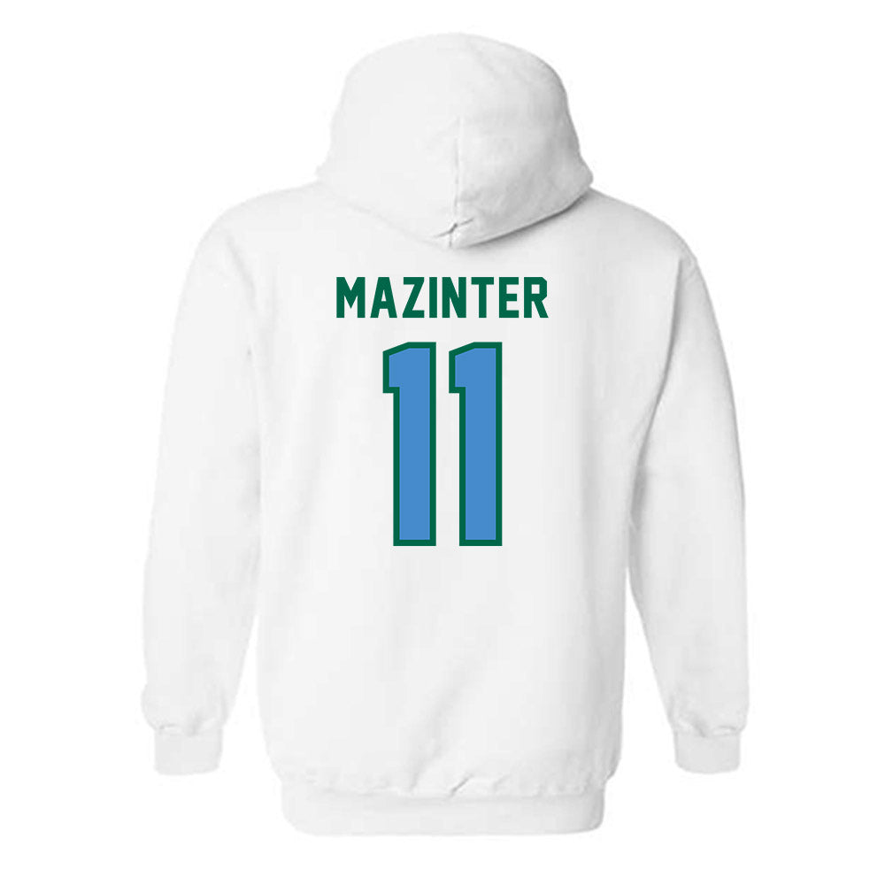 Tulane - NCAA Baseball : Max Mazinter - Classic Shersey Hooded Sweatshirt-1