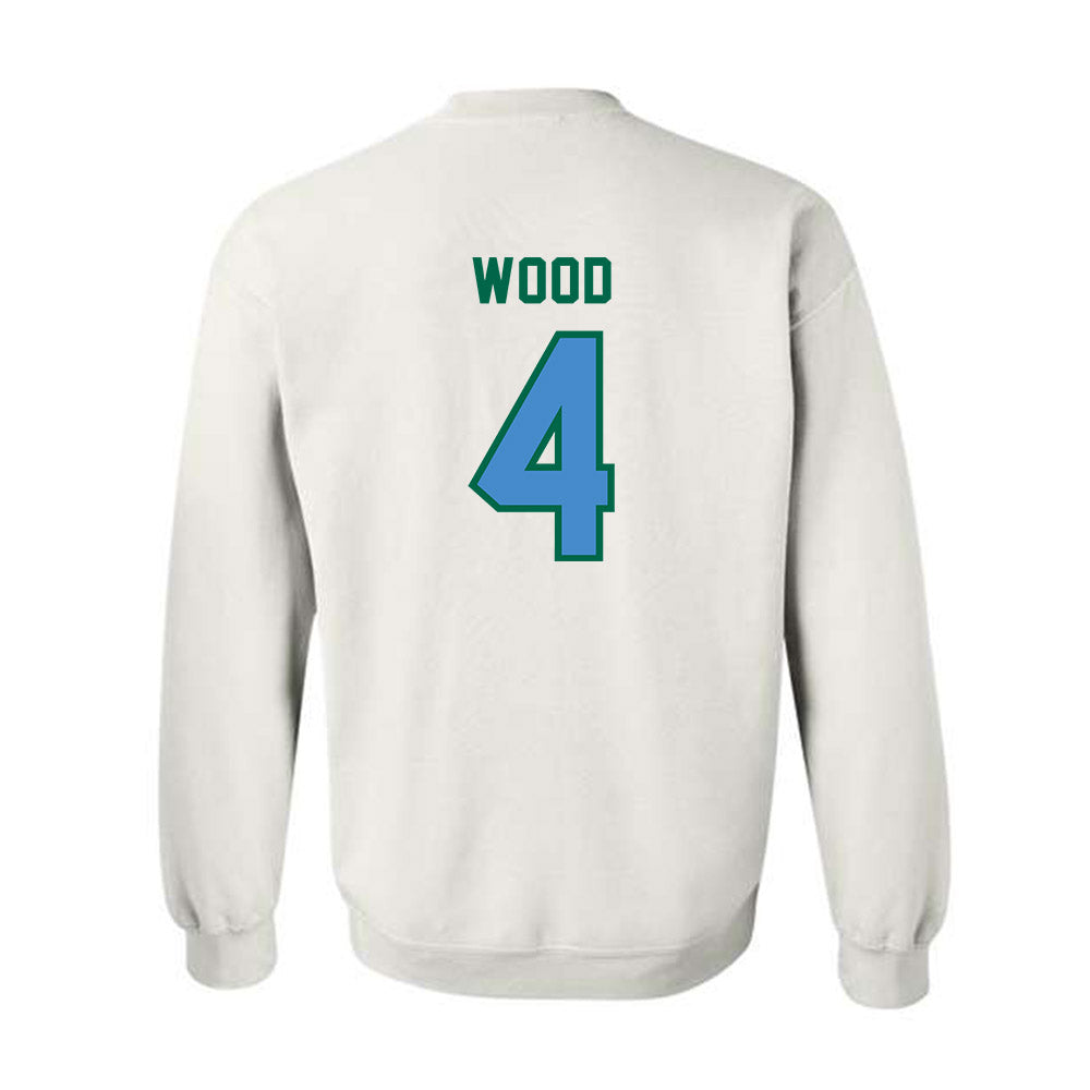 Tulane - NCAA Baseball : Tye Wood - Classic Shersey Crewneck Sweatshirt-1