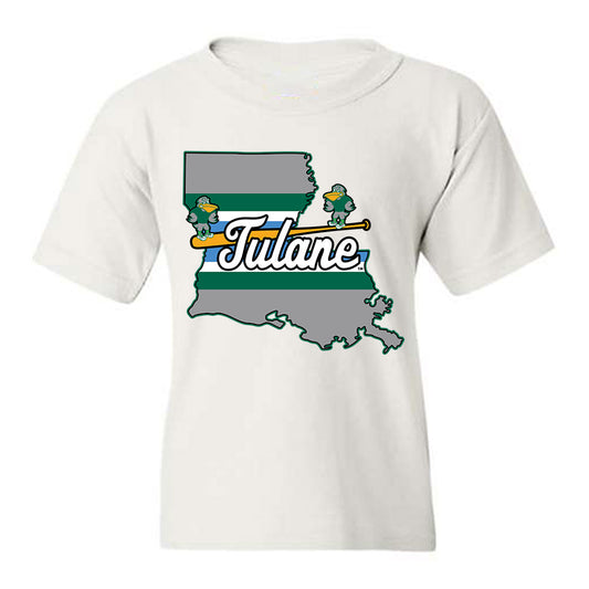 Tulane - NCAA Baseball : Kaikea Harrison - Classic Shersey Youth T-Shirt-0