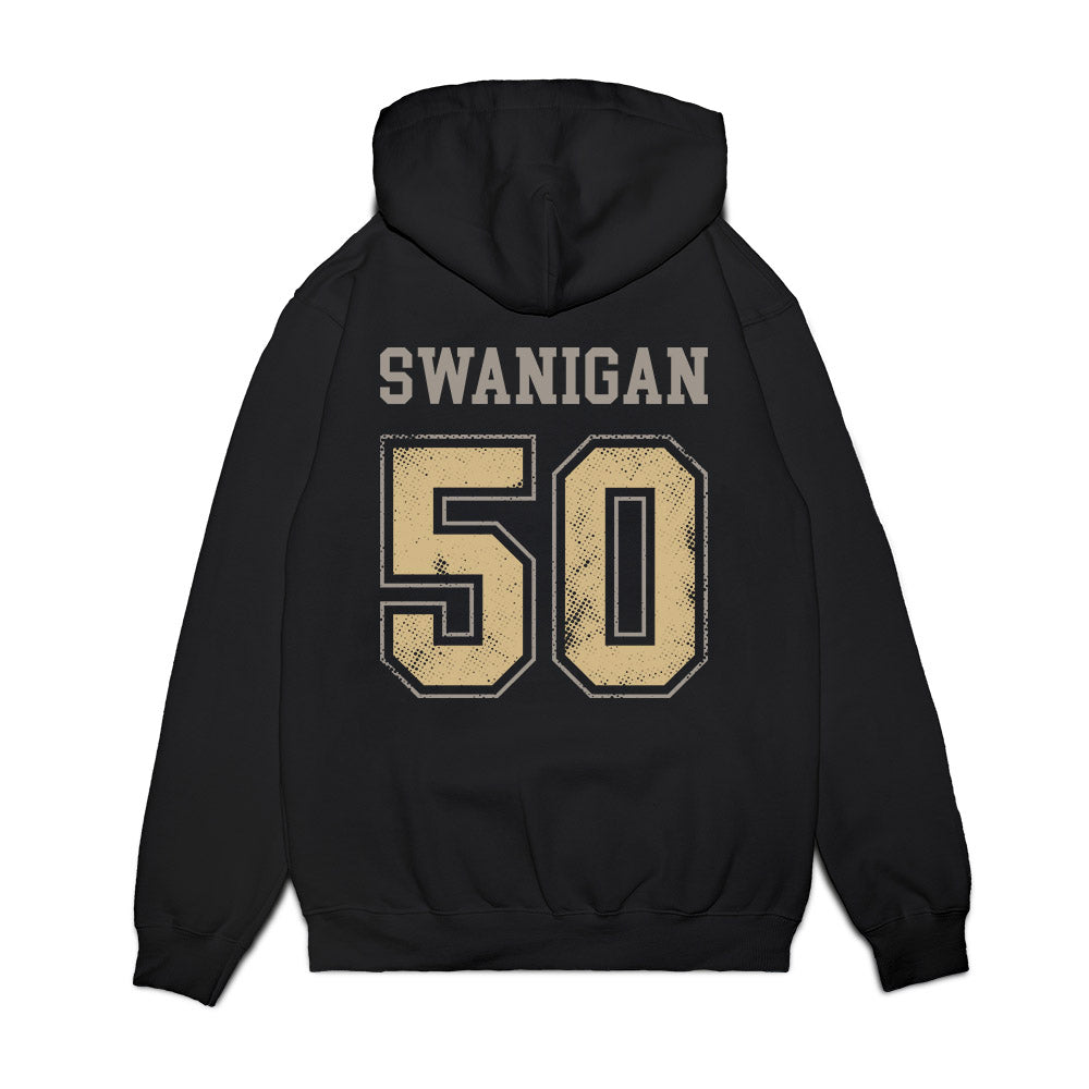 Purdue - NCAA Men's Basketball Legends : Caleb Swanigan - Biggie Premium Hooded Sweatshirt-1