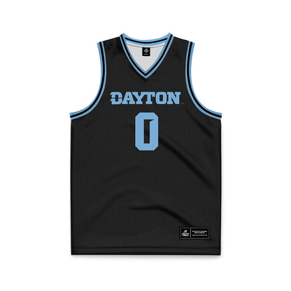 Dayton - NCAA Men's Basketball : Javon Bennett - Black Basketball Jersey-0