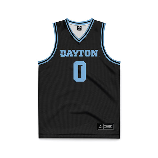 Dayton - NCAA Men's Basketball : Javon Bennett - Black Basketball Jersey-0