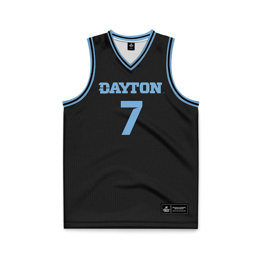 Dayton - NCAA Men's Basketball : Keonte Jones - Black Basketball Jersey-0