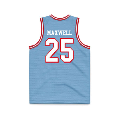 Dayton - NCAA Men's Basketball : Will Maxwell - Chapel Blue Basketball Jersey-1
