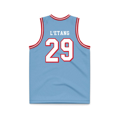 Dayton - NCAA Men's Basketball : Amael L'Etang - Chapel Blue Basketball Jersey-1
