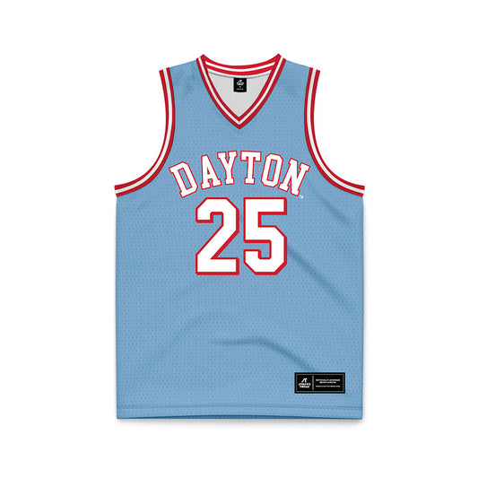 Dayton - NCAA Men's Basketball : Will Maxwell - Chapel Blue Basketball Jersey-0
