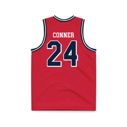 Dayton - NCAA Men's Basketball : Jacob Conner - Red Basketball Jersey-1