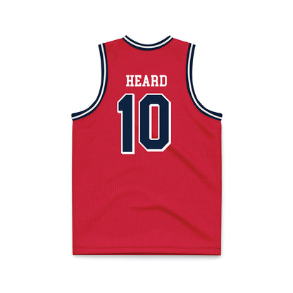 Dayton - NCAA Men's Basketball : Bryce Heard - Red Basketball Jersey-1