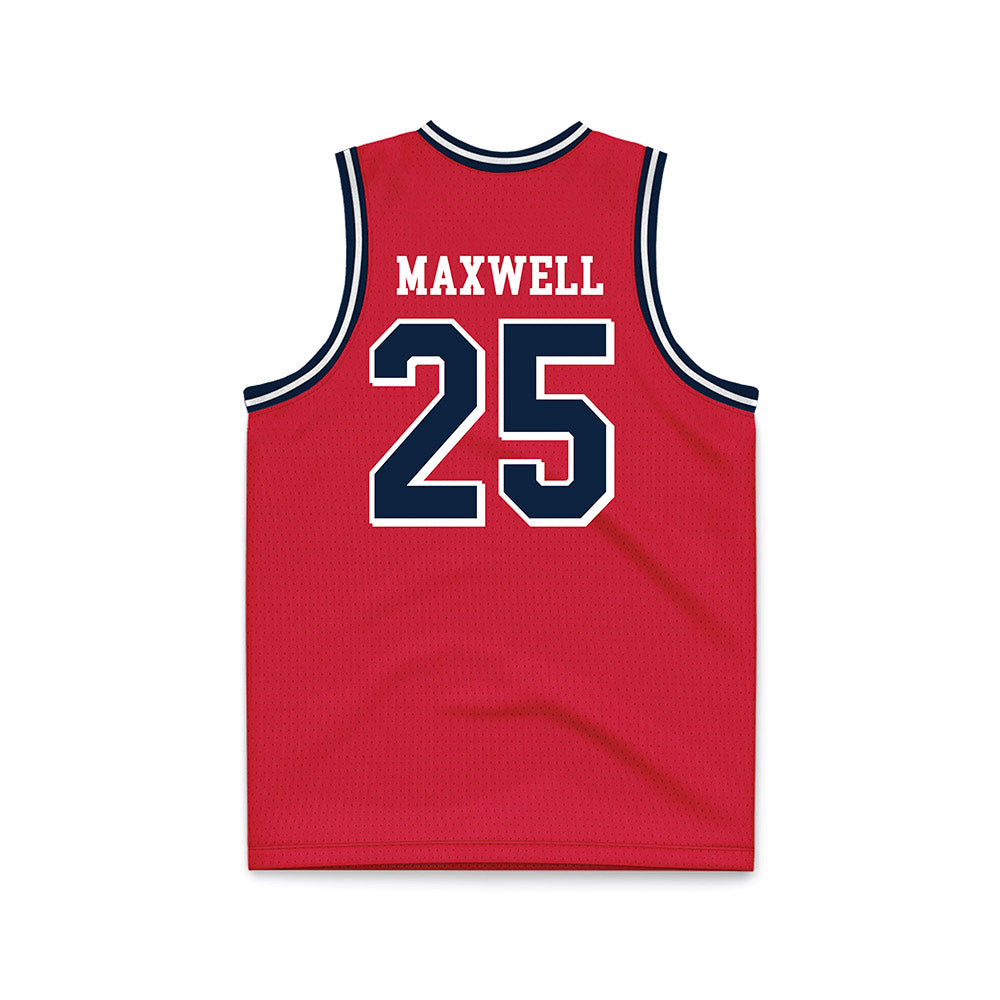 Dayton - NCAA Men's Basketball : Will Maxwell - Red Basketball Jersey-1