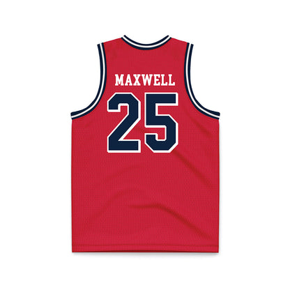 Dayton - NCAA Men's Basketball : Will Maxwell - Red Basketball Jersey-1