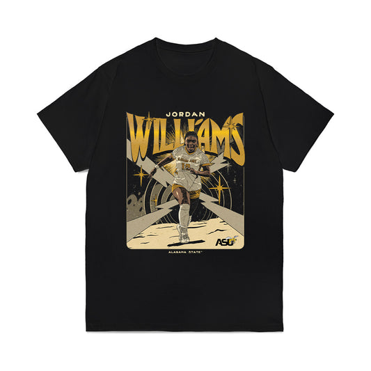 Alabama State - NCAA Women's Soccer : Jordan Williams - Graphic Tee Comfort Colors T-Shirt-0
